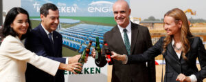 Heineken y ENGIE inician la construcción de la primera planta termosolar de la industria española
